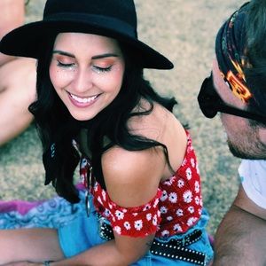 Floral Off The Shoulder Crop